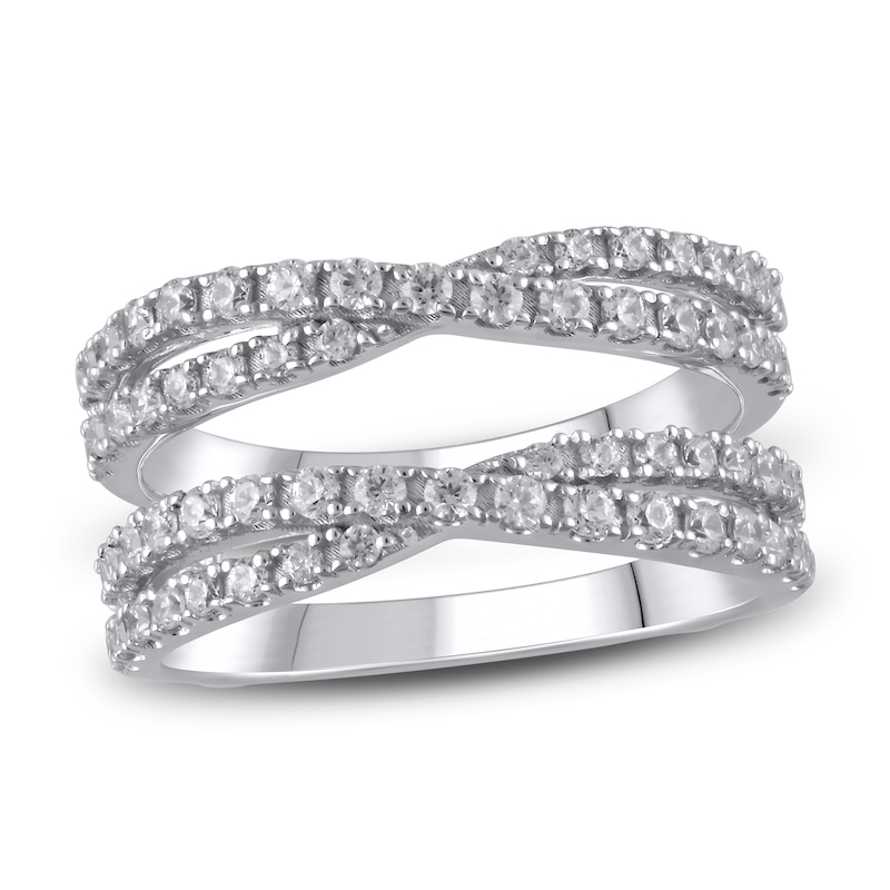 Diamond Enhancer Ring 3/4 ct tw Round 14K White Gold | Jared