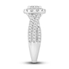 Thumbnail Image 2 of Diamond Engagement Ring 1-1/4 ct tw Princess/Round 14K White Gold