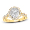 Thumbnail Image 1 of Diamond Engagement Ring 7/8 ct tw Round 14K Two-Tone Gold