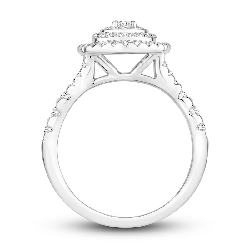 Main Image 3 of Diamond Engagement Ring 3/4 ct tw Round 14K White Gold