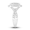 Thumbnail Image 2 of Diamond Engagement Ring 1-1/2 ct tw Round 14K White Gold