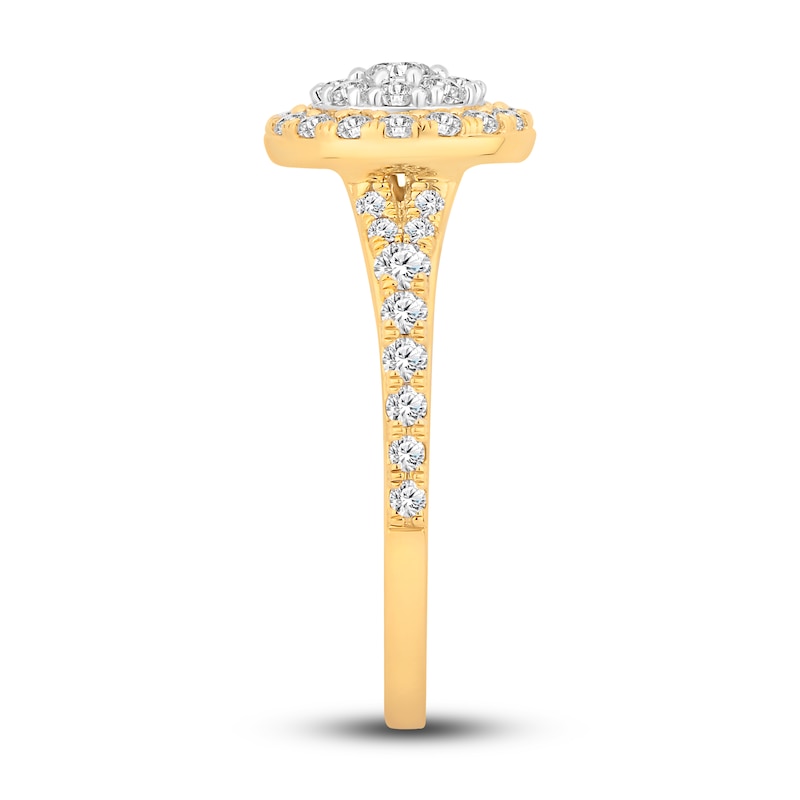 Main Image 2 of Diamond Engagement Ring 1 ct tw Round 14K Yellow Gold