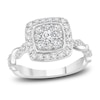 Thumbnail Image 3 of Diamond Bridal Set 7/8 ct tw Round 14K White Gold