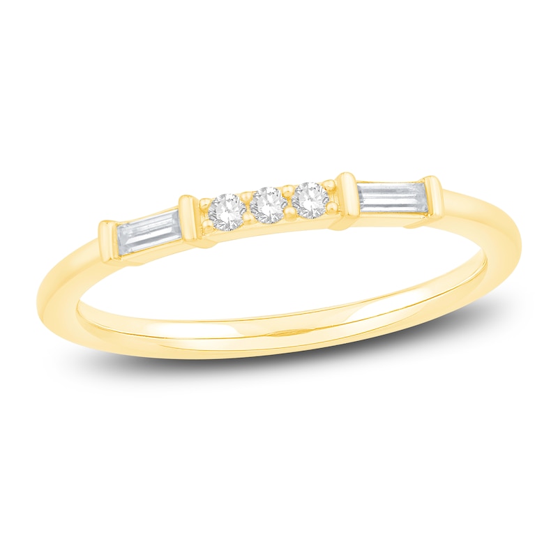 Main Image 1 of Diamond Anniversary Ring 1/6 ct tw Round 14K Yellow Gold