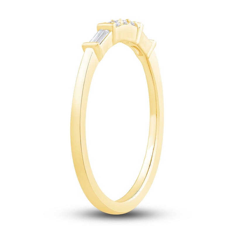 Main Image 2 of Diamond Anniversary Ring 1/6 ct tw Round 14K Yellow Gold