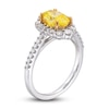 Thumbnail Image 2 of Yellow Lab-Created Diamond Engagement Ring 2 ct tw Round 14K Two-Tone