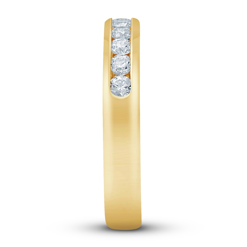 Main Image 3 of Diamond Anniversary Band 1/2 ct tw Round 14K Yellow Gold (SI/2)