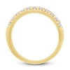 Thumbnail Image 2 of French Pave Diamond Anniversary Band 1/2 ct tw Round 14K Yellow Gold