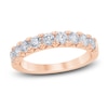 Thumbnail Image 1 of French Pave Diamond Anniversary Band 1 ct tw Round 14K Rose Gold