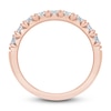 Thumbnail Image 2 of French Pave Diamond Anniversary Band 1 ct tw Round 14K Rose Gold