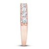 Thumbnail Image 3 of French Pave Diamond Anniversary Band 1 ct tw Round 14K Rose Gold