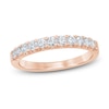 Thumbnail Image 1 of French Pave Diamond Anniversary Band 1/2 ct tw Round 14K Rose Gold