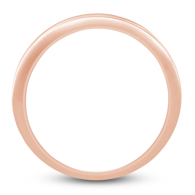 Main Image 3 of Diamond Anniversary Band 1/2 ct tw Round 14K Rose Gold (SI/2)