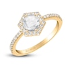 Thumbnail Image 3 of ArtCarved Rose-Cut Diamond Engagement Ring 3/4 ct tw 14K Yellow Gold