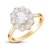 Thumbnail Image 2 of ArtCarved Rose-Cut Diamond Engagement Ring 1 ct tw 14K Yellow Gold