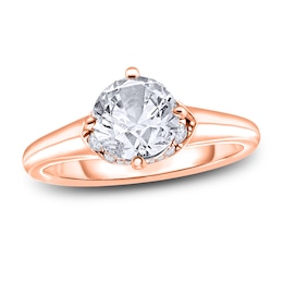 Diamond Engagement Ring 1-1/8 ct tw Round 14K Rose Gold