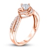 Thumbnail Image 2 of Diamond Engagement Ring 1/2 ct tw Round 14K Rose Gold