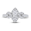 Thumbnail Image 3 of Diamond Engagement Ring 3/4 ct tw Marquise/Round 14K White Gold