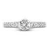 Thumbnail Image 3 of Diamond Engagement Ring 1 ct tw Round/Princess 14K White Gold