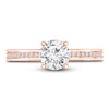 Thumbnail Image 3 of Diamond Engagement Ring 1 ct tw Round 14K Rose Gold