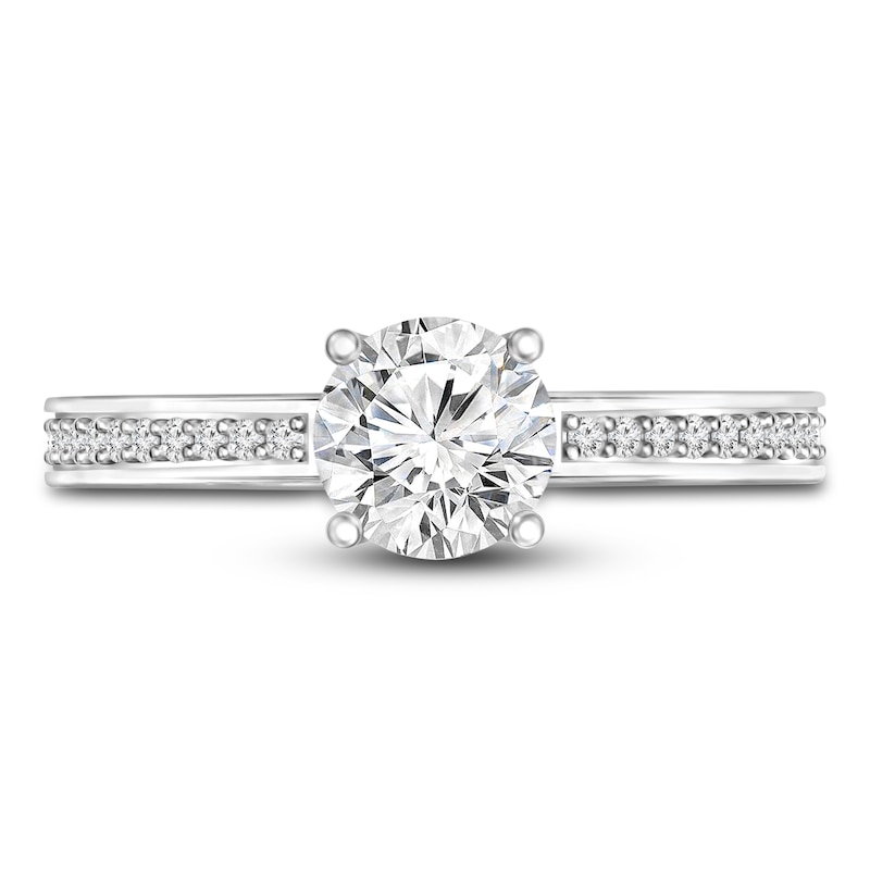 Main Image 3 of Diamond Engagement Ring 1 ct tw Round 14K White Gold