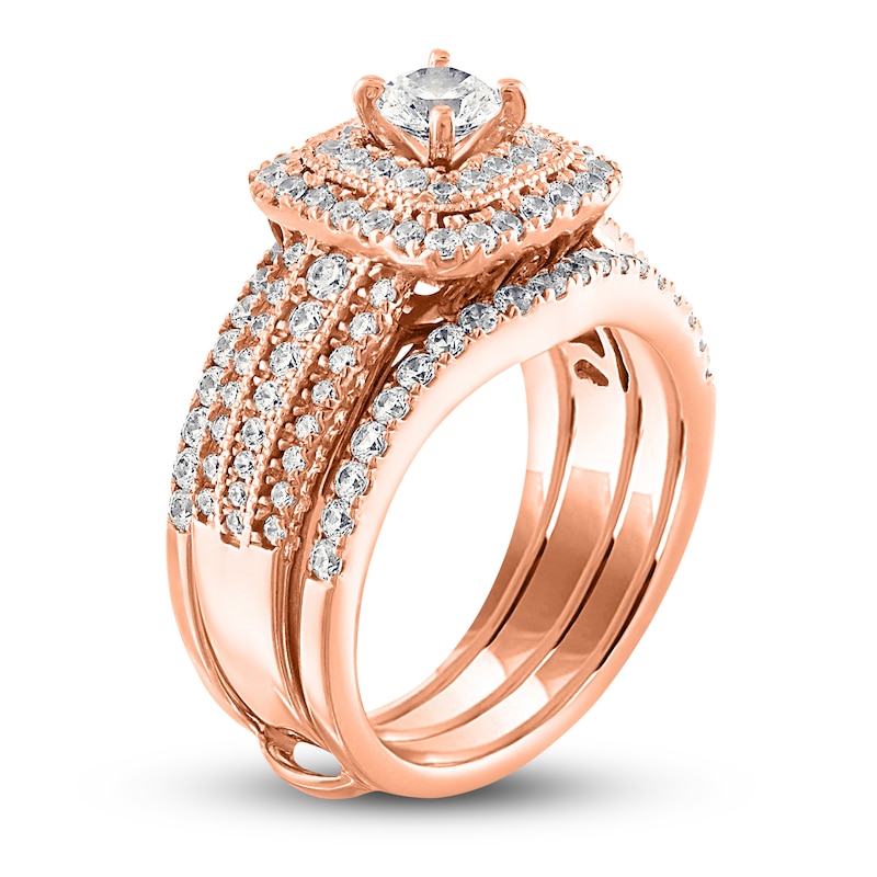 rose gold bridal sets