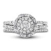 Thumbnail Image 3 of Diamond Bridal Set 1 ct tw Round 14K White Gold