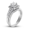 Thumbnail Image 2 of Diamond Bridal Set 1 ct tw Round 14K White Gold