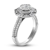 Thumbnail Image 2 of Diamond Engagement Ring 1 ct tw Baguette/Princess 14K White Gold