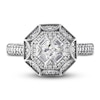 Thumbnail Image 3 of Diamond Engagement Ring 1 ct tw Baguette/Princess 14K White Gold