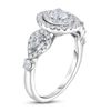 Thumbnail Image 2 of Diamond Engagement Ring 1 ct tw Pear/Round 14K White Gold