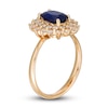 Thumbnail Image 2 of LALI Jewels Natural Blue Sapphire Engagement Ring 1/4 ct tw Diamonds 14K Yellow Gold