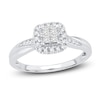 Thumbnail Image 1 of Diamond Ring 3/8 ct tw Princess/Round 14K White Gold