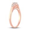 Thumbnail Image 2 of Diamond Halo Ring 3/8 ct tw Round 14K Rose Gold