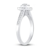 Thumbnail Image 2 of Diamond Heart Ring 3/8 ct tw Round 14K White Gold