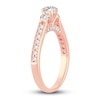 Thumbnail Image 2 of Diamond Oval Cluster Ring 3/4 ct tw Oval/Round 14K Rose Gold