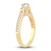 Thumbnail Image 2 of Diamond Oval Cluster Ring 3/4 ct tw Oval/Round 14K Yellow Gold