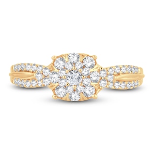 Diamond Ring 1/2 ct tw Round 14K Yellow Gold | Jared