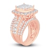 Thumbnail Image 2 of Diamond Ring 4 ct tw Princess/Round 14K Rose Gold