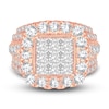 Thumbnail Image 3 of Diamond Ring 4 ct tw Princess/Round 14K Rose Gold