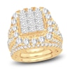 Thumbnail Image 1 of Diamond Ring 4 ct tw Princess/Round 14K Yellow Gold