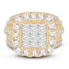 Thumbnail Image 3 of Diamond Ring 4 ct tw Princess/Round 14K Yellow Gold