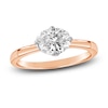 Thumbnail Image 1 of Diamond Solitaire Plus Ring 1 ct tw Oval 14K Rose Gold