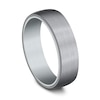 Thumbnail Image 2 of Wedding Band 14K White Gold/Grey Tantalum 6.5mm