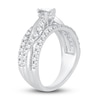 Thumbnail Image 2 of Diamond Engagement Ring 1-1/4 ct tw Pear/Round 14K White Gold