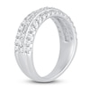 Thumbnail Image 2 of Diamond Anniversary Band 1 ct tw Round/Baguette 14K White Gold