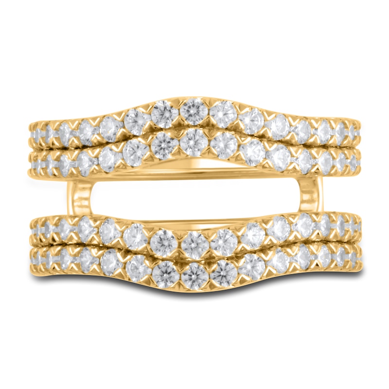 Main Image 3 of Lab-Created Diamond Enhancer Band 1-1/2 ct tw Round 14K Yellow Gold