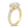 Thumbnail Image 2 of Pnina Tornai Lab-Created Diamond Engagement Ring 2-7/8 ct tw Cushion/Round/ Trillion 14K Yellow Gold