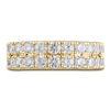 Thumbnail Image 3 of Lab-Created Diamond Anniversary Band 2 ct tw Round 14K Yellow Gold