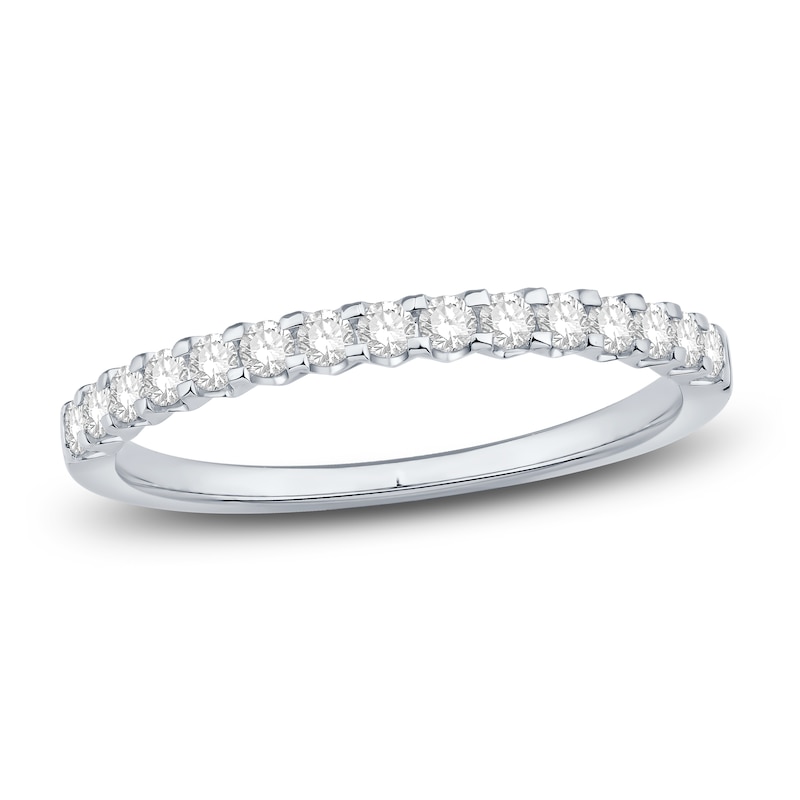 Diamond Anniversary Band 1/4 ct tw Round 18K White Gold